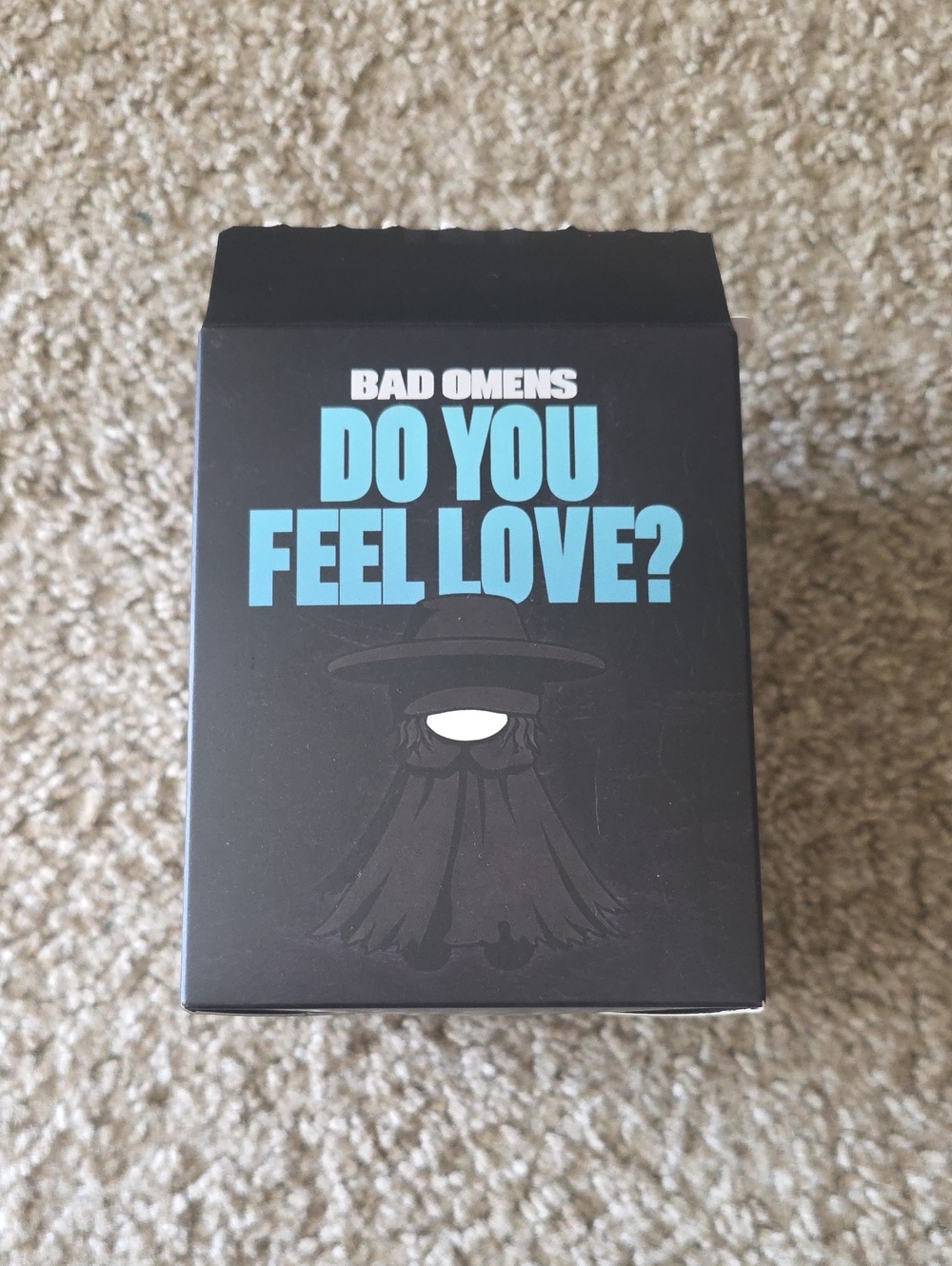 'Do You Feel Love?' Black Graphic Box BAD OMENS